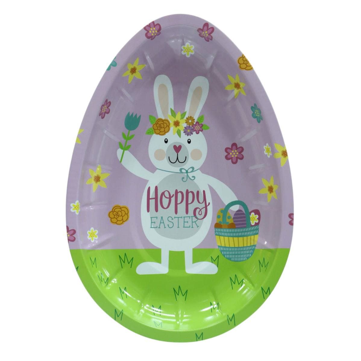 بشقاب فلزی طرح تخم مرغی کد ۴