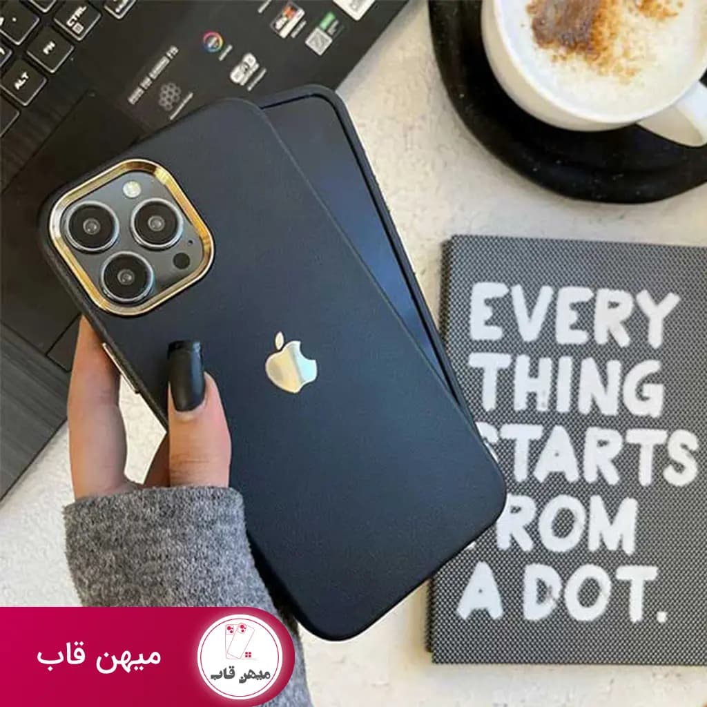 قاب گوشی آیفون چرم متال - کد (۲۵۸۶۰)