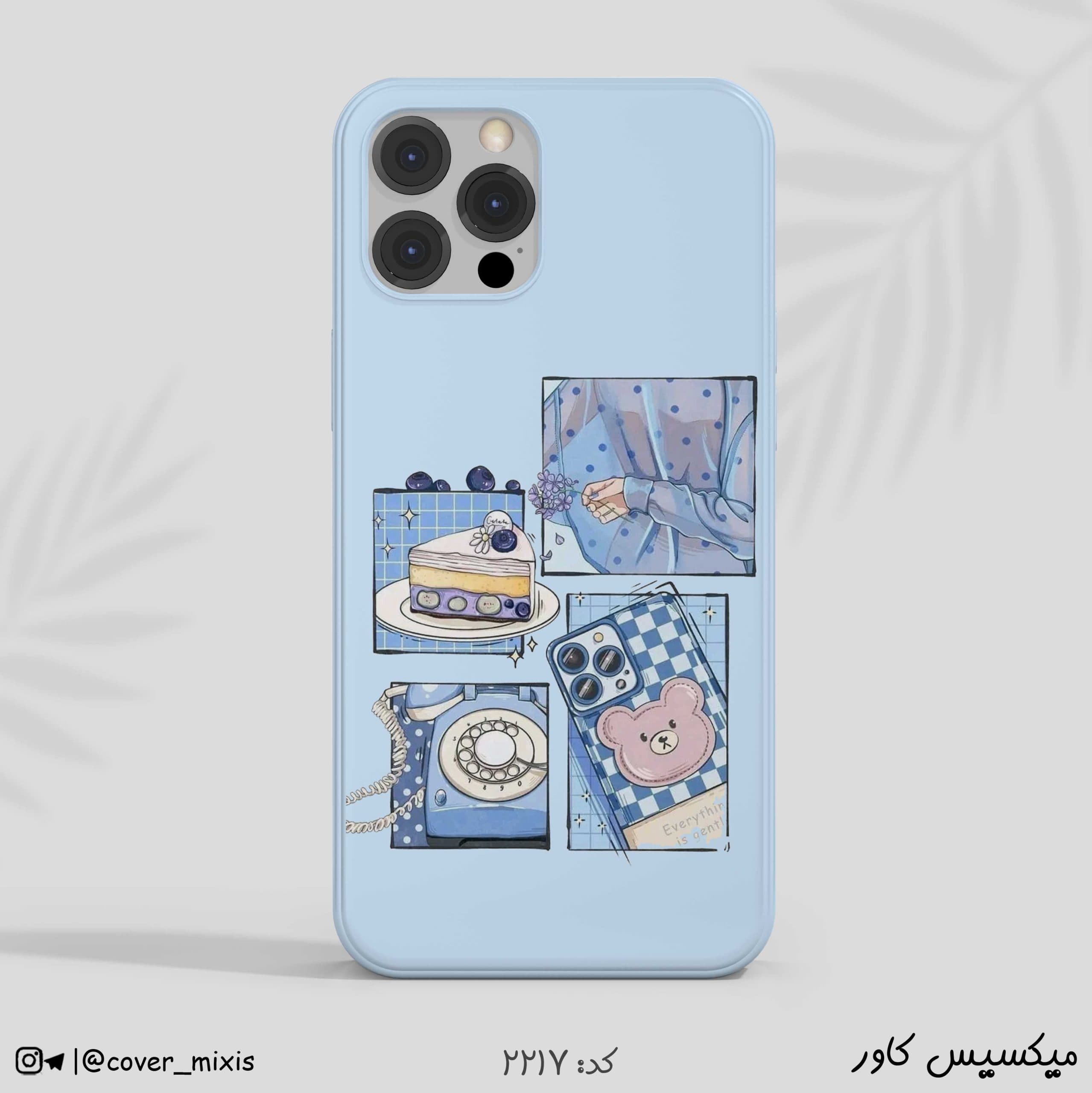 قاب گوشی دخترانه کد 2217