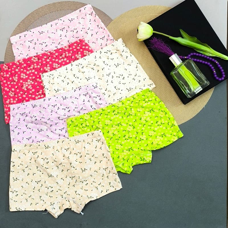 شورت دخترانه پادارنخی سایز 140 طرح شکوفه ریز