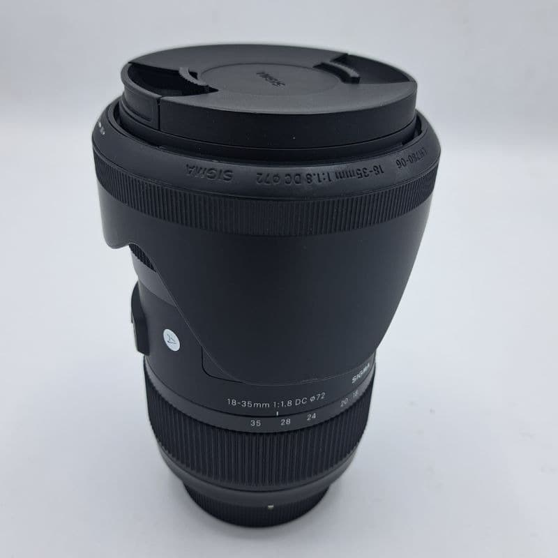 لنز سیگما دست دوم Sigma 18-35mm f/1.8 DC HSM Art Lens for Nikon F(جعبه دارد)